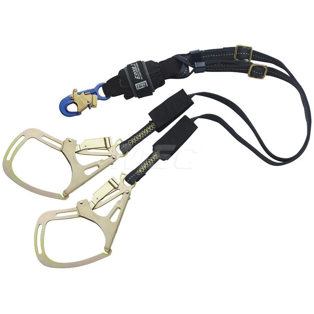 Lanyards & Lifelines; Load Capacity: 420lb; 190kg ; Lifeline Material: Nylon ; Capacity (Lb.): 420 ; End Connections: Snap Hook ; Maximum Number Of Users: 1 ; Anchorage Connection: Snap Hook
