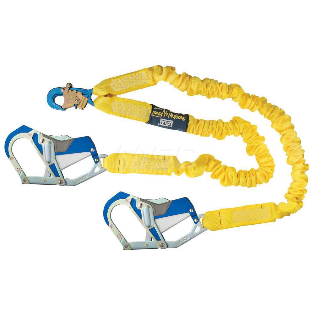 Lanyards & Lifelines; Load Capacity: 310lb; 141kg ; Lifeline Material: Polyester ; Capacity (Lb.): 310 ; End Connections: Snap Hook ; Maximum Number Of Users: 1 ; Anchorage Connection: Snap Hook