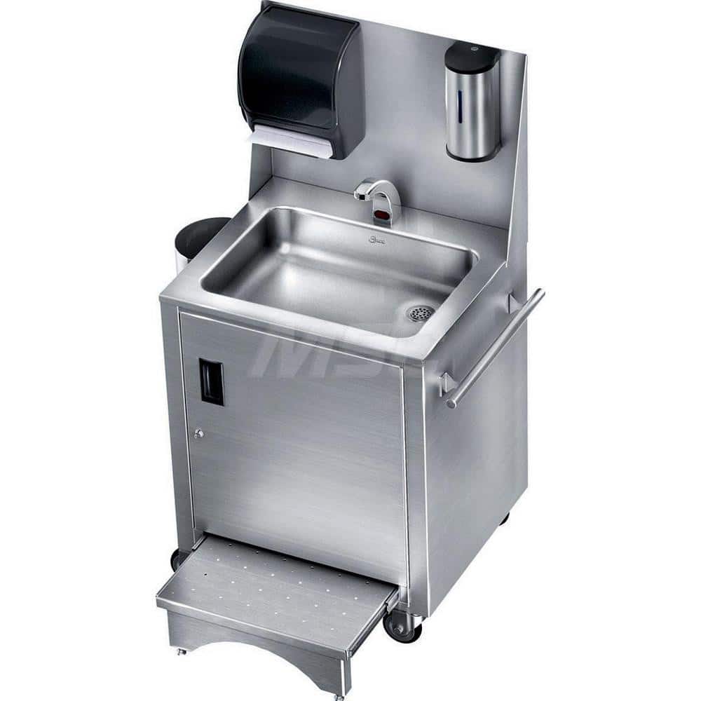 Just Manufacturing - Portable Sink: Stainless Steel - 26036178 - MSC  Industrial Supply