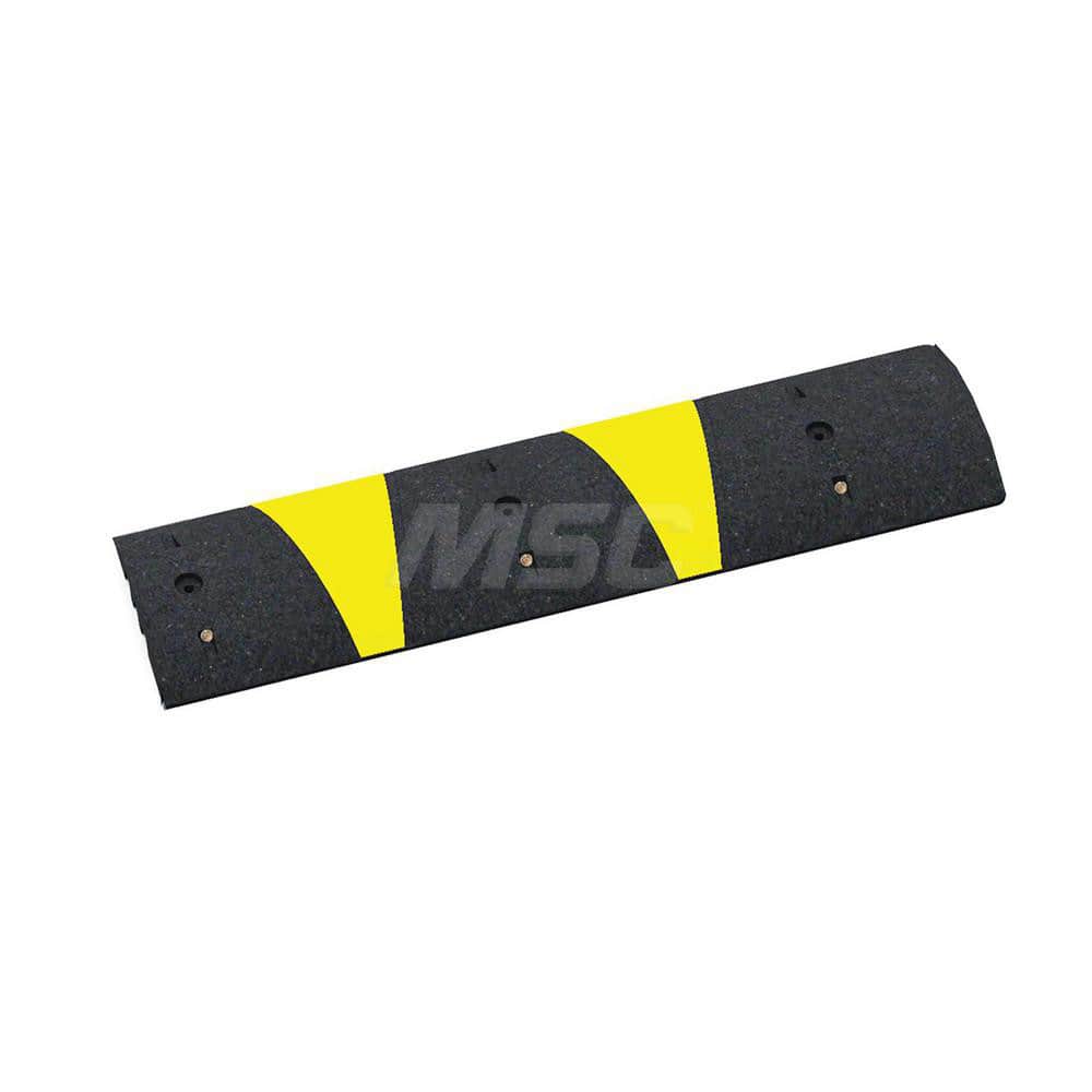 Plasticade - Speed Bumps, Parking Curbs & Accessories; Type: Standard Speed  Bump; Type: Standard Speed Bump; Material: Recycled Rubber; Length (Inch):  48 - 26061911 - MSC Industrial Supply