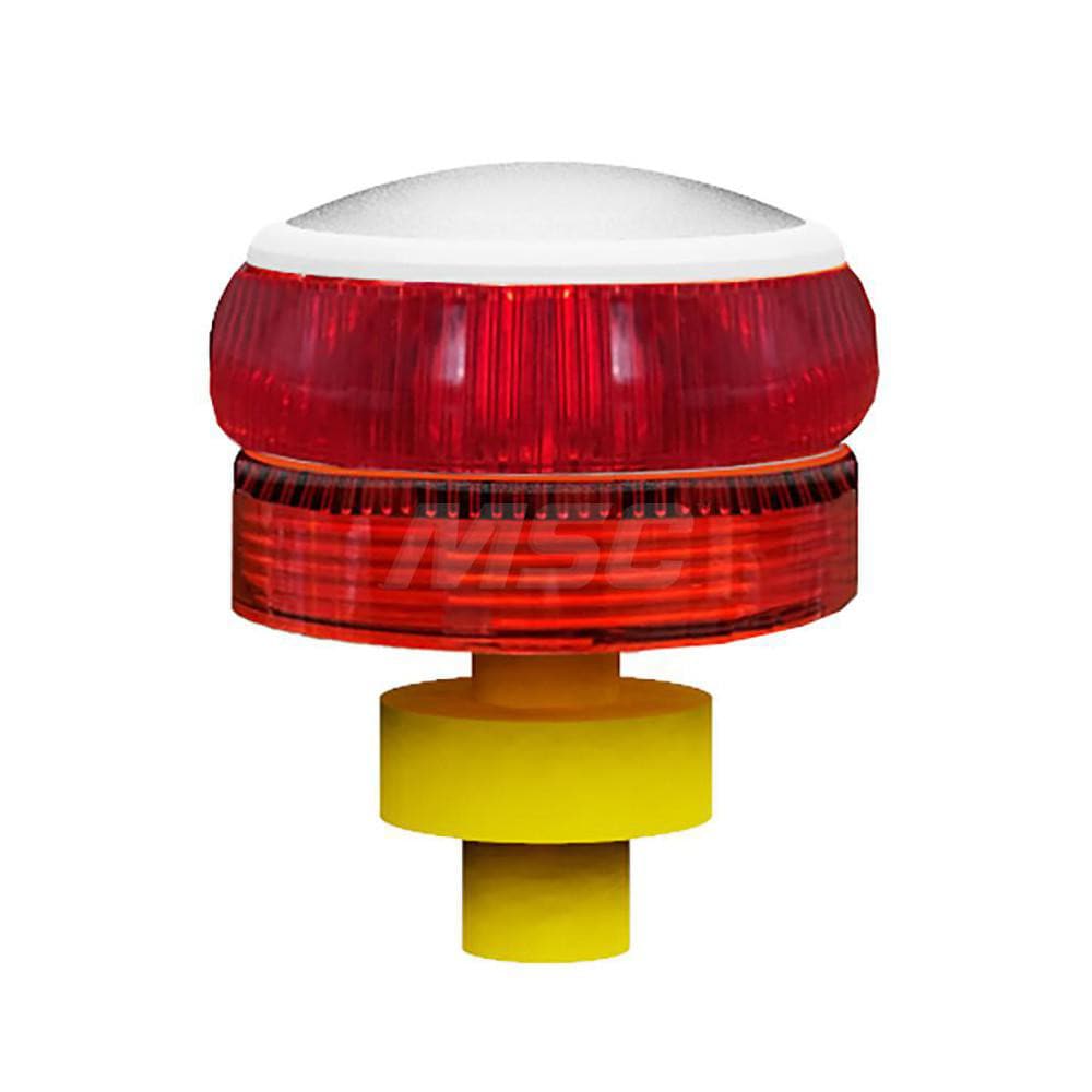 Plasticade - 360D LED RED SOLAR POWER AIRPORT LIGHT | MSC Direct