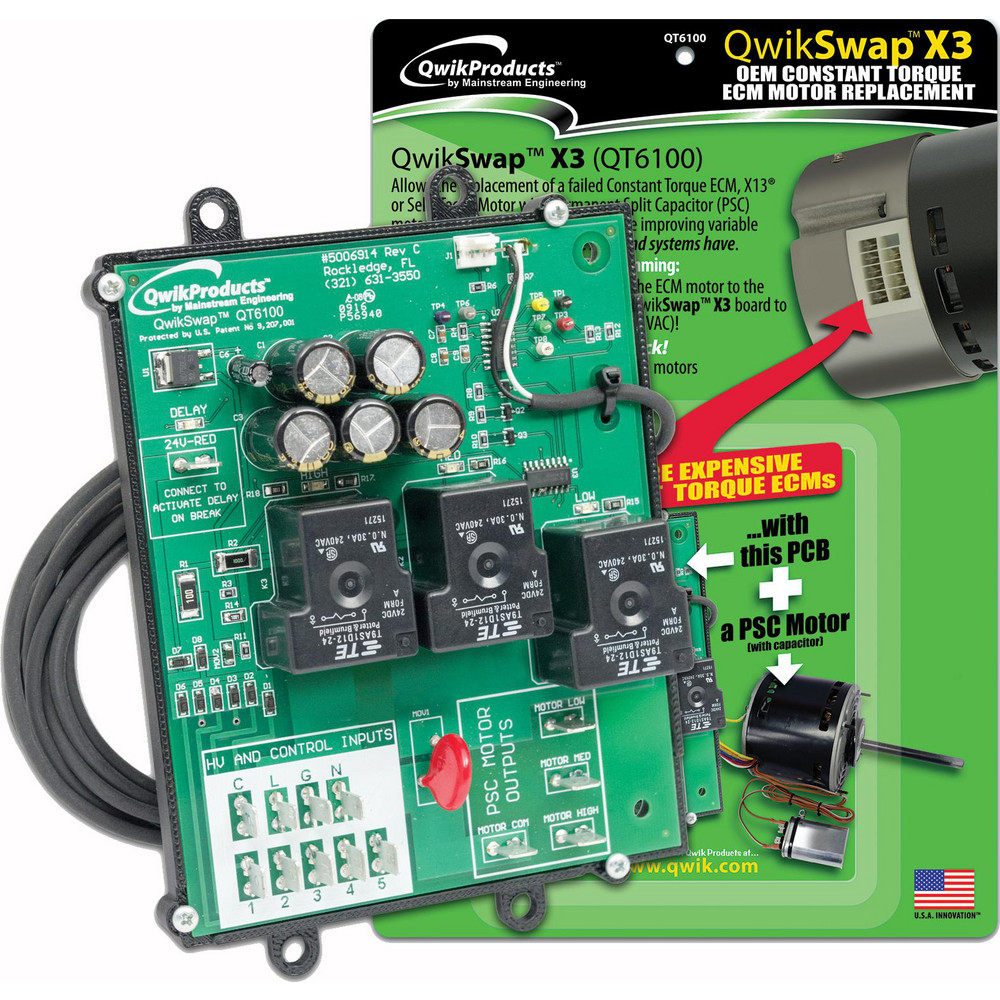 QwikProducts QwikSwap X3 OEM Constant Torque ECM Motor Replacement 3