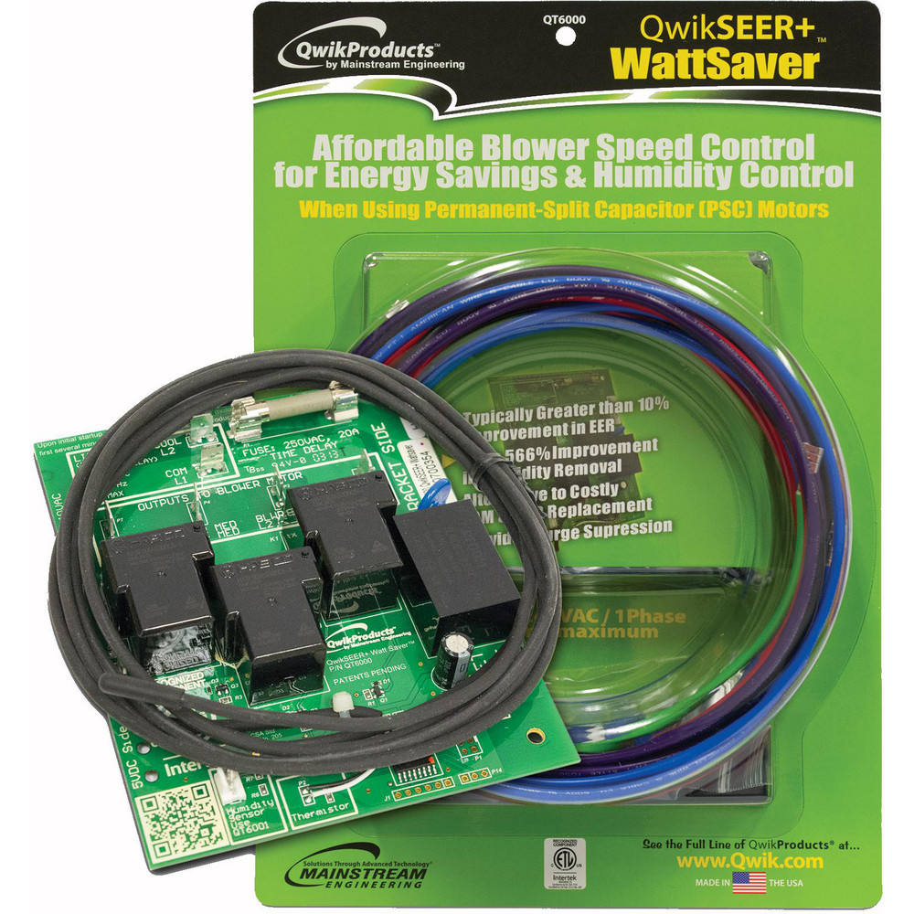 QwikProducts QwikSEER+ WattSaver Single Speed Air Flow Control