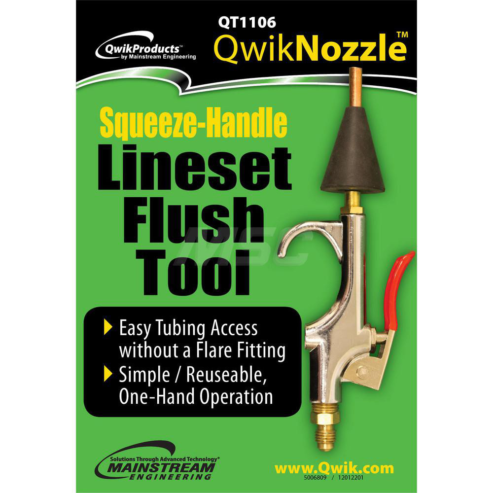 QwikProducts QwikNozzle Lineset Flush Tool MSC Direct