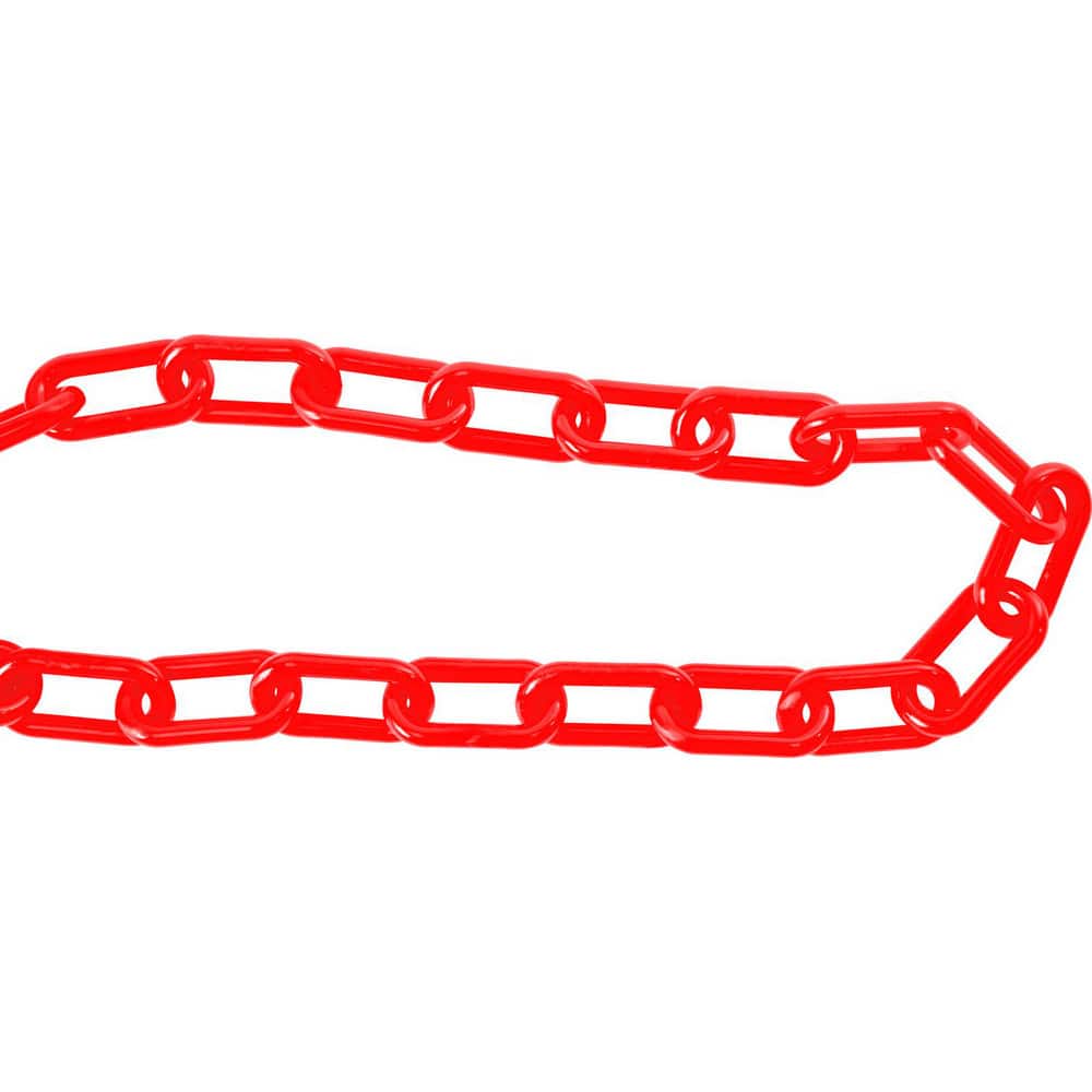 Barrier Chain: Red, 50' Long