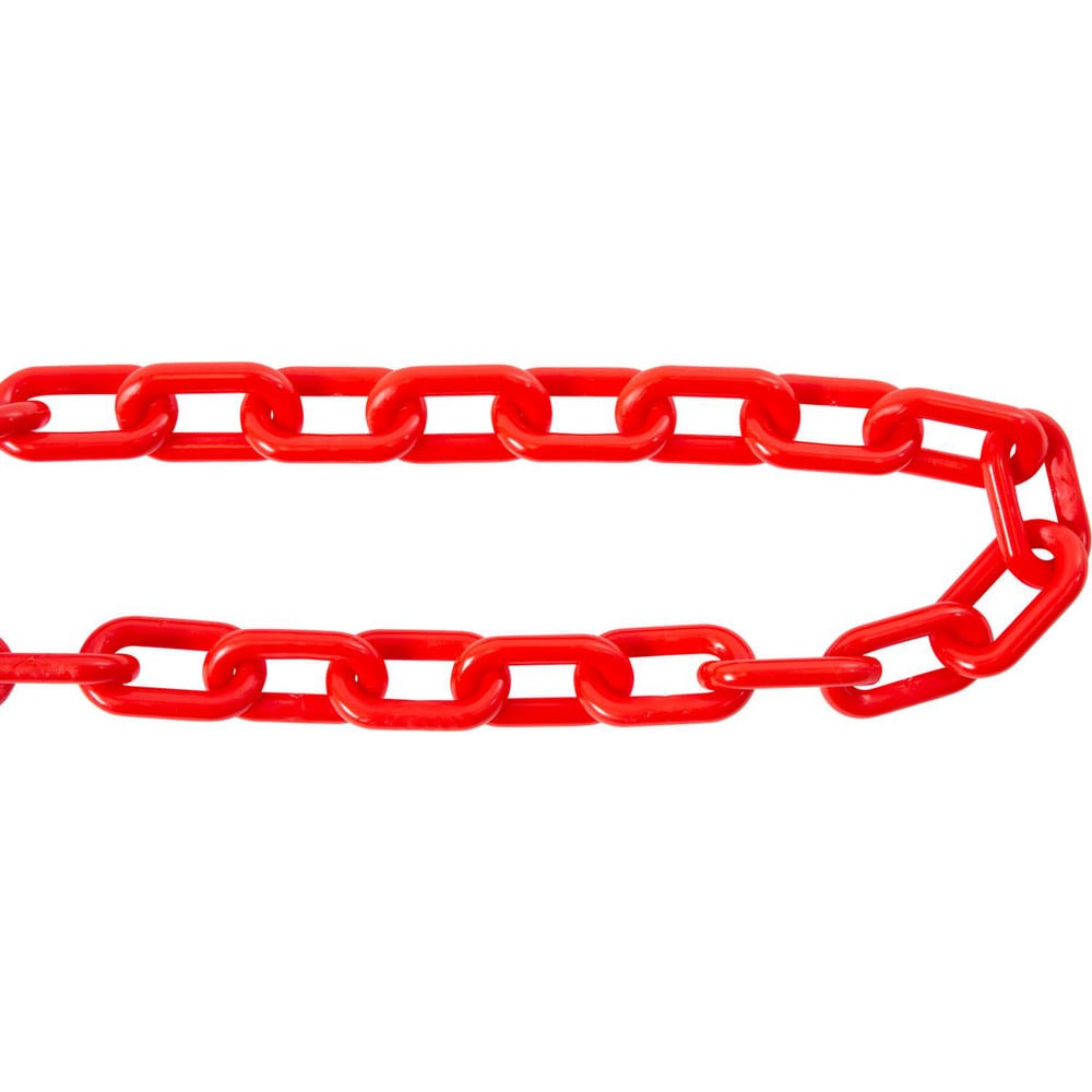 Xpress SAFETY - Barrier Chain: Red, 50' Long | MSC Direct