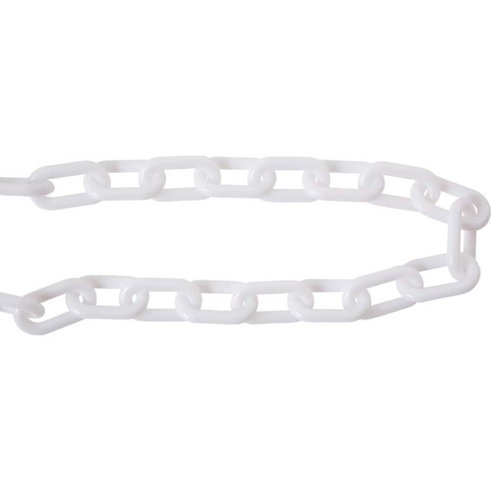 Barrier Chain: White, 50' Long