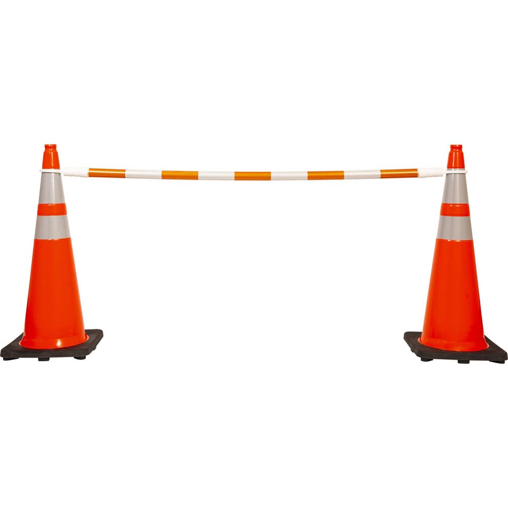 Xpress SAFETY CONEBSAFEOWG1 Telescoping Traffic Cone Bar: Orange, ABS, 2 Long Dia, 6 to 10 