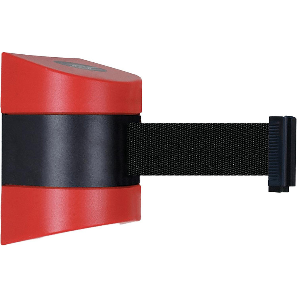 Xpress SAFETY Pedestrian Barrier Retractable Belt Plastic, Red, Wall