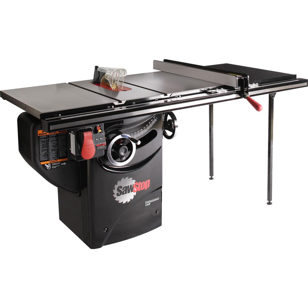 Table Saws; Blade Diameter (Inch): 10 ; Arbor Diameter (Inch): 5/8 ; Rip Capacity: 36 in ; Maximum Cutting Depth (Inch): 3-1/8 ; Phase: 1 ; Horse Power: 1.75