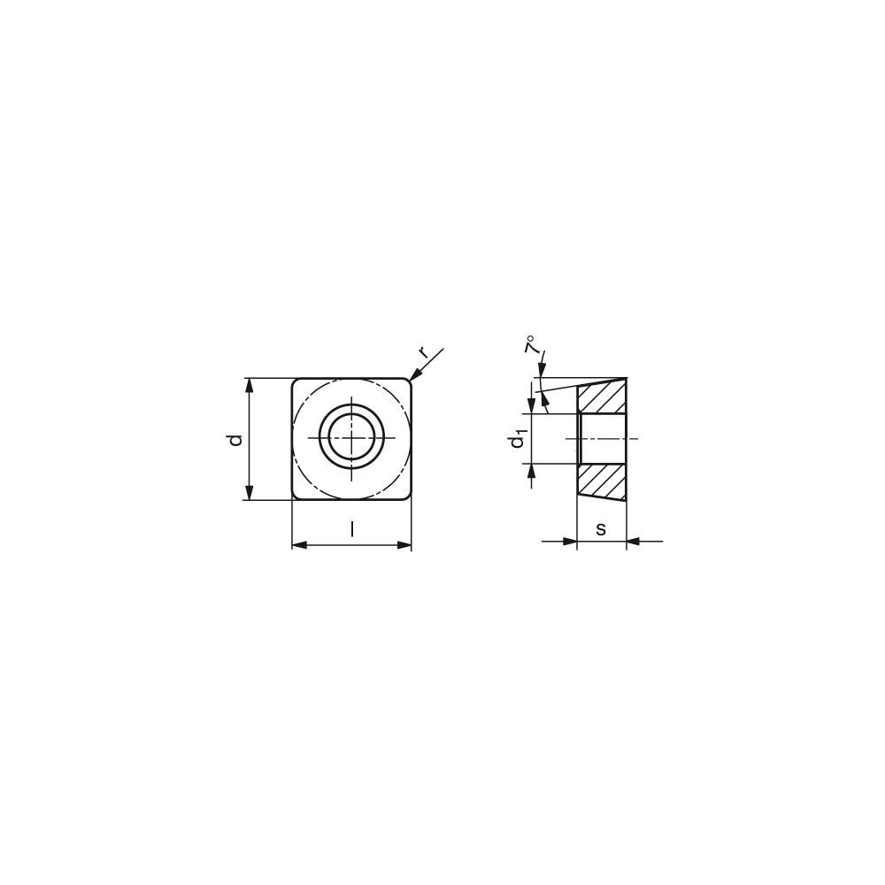 Ceratizit - Turning Insert: SCMT432EN-M55 CTCM130, Carbide | MSC Direct