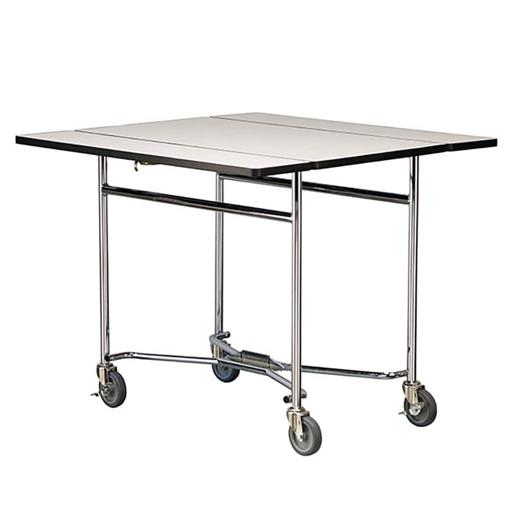 36" Wide x 30" High x 36" Deep, Mobile Room Service Table