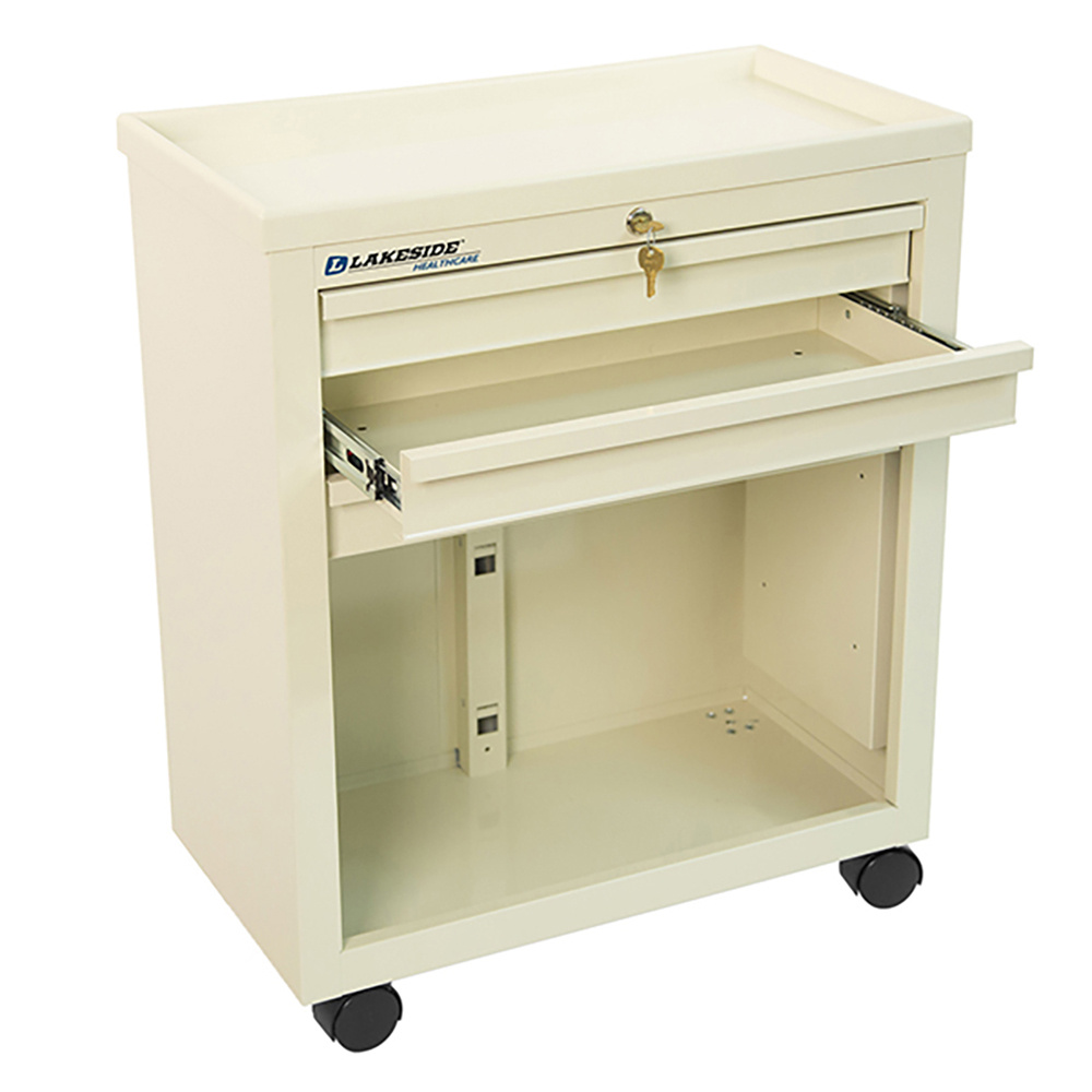 Lakeside Medical Utility Cart Powder Coated Steel MSC Direct
