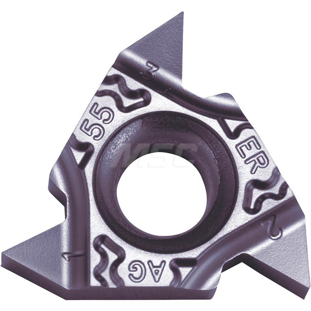 Laydown Threading Inserts; Insert Style: 16ER ; Insert Size Code: 16 ; Insert Material: Solid Carbide ; Manufacturer Grade: PR1115 ; Thread Type: External ; Thread Standard: Parallel Pipe; Tapered Pipe; Whitworth