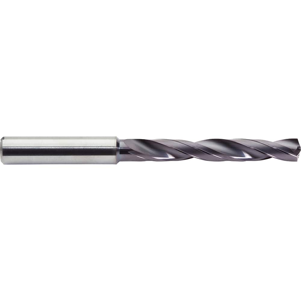M.A. Ford | Cyclone Jobber Length Drill Bit: 7.2 mm Dia, 142 ° , Solid Carbide - ALtima Plus Coated, 91 mm OAL, Right Hand Cut, Helical Flute