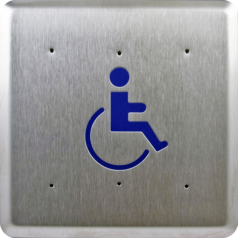 Push Plates; Type: Square Push Plate ; Overall Length (Inch): 4-1/2 ; Finish/Coating: Brushed