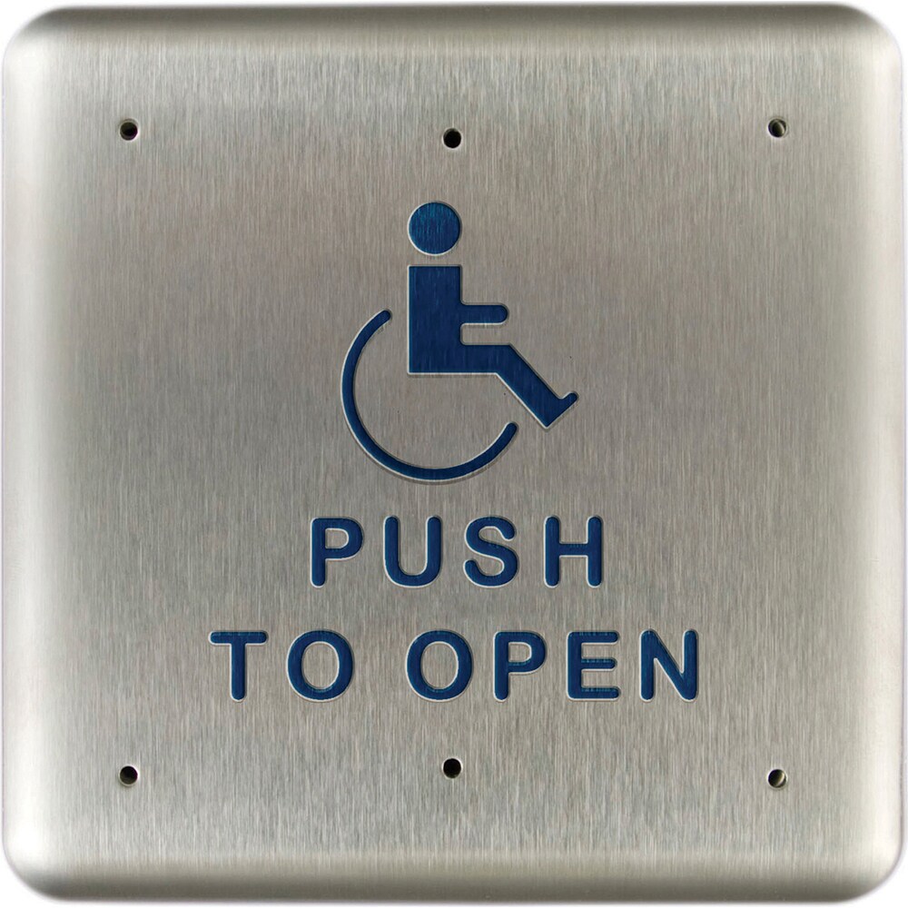 Push Plates; Type: Square Push Plate ; Overall Length (Inch): 4-1/2 ; Finish/Coating: Brushed