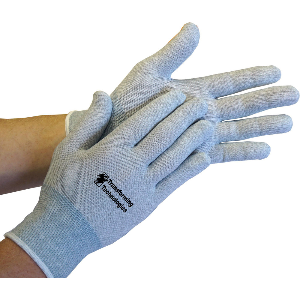 Anti-Static Gloves: Nylon Blend, Smooth Grip, Size Small - Pair, ANSI & ESD S20.20