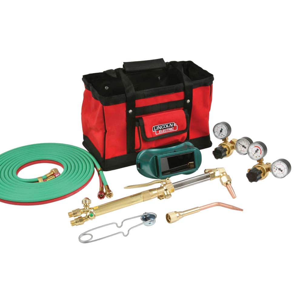 Lincoln Electric KH995 Oxygen/Acetylene Torch Kits; Type: Torch Kit ; Maximum Cutting: 1 (Inch); Welding Capacity: 1/16 (Inch) 