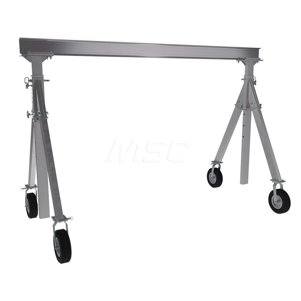 Vestil Adjustable Gantry Crane 1,500 lb Working Load Limit, 6" Eye Beam Height, 54" OAW MSC