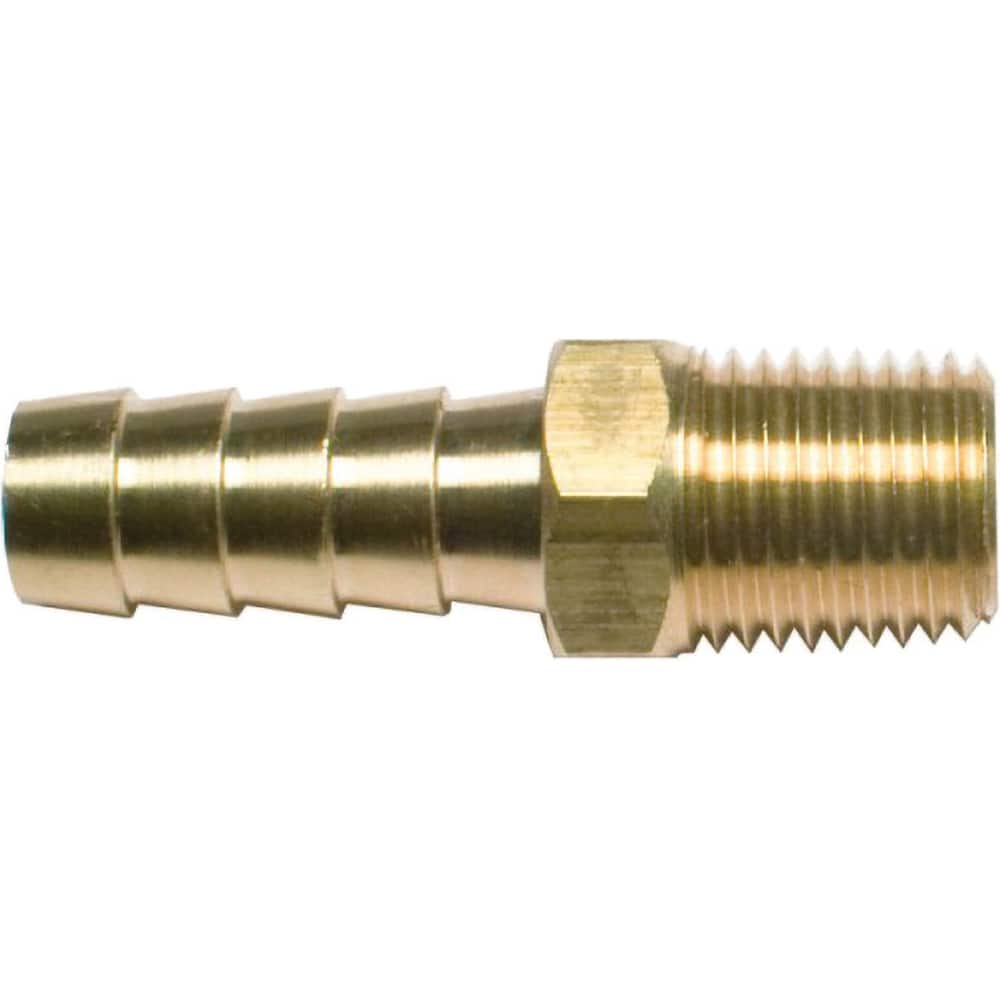 3/8  Male Brass Hose Barbs Barb to 1/4" NPT Pipe Male Thread 