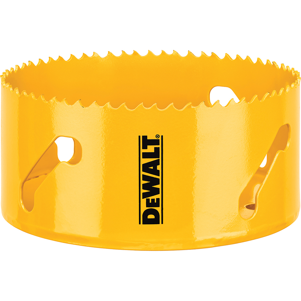 DeWALT Hole Saws; Saw Diameter (Inch) 41/2 ; Cutting Depth (Inch) 13/4 ; Saw Material Bi
