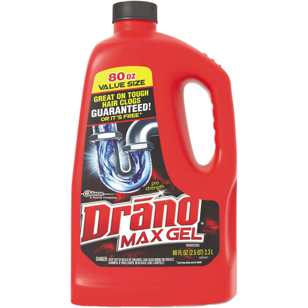 Drano - Drano Max Gel Clog Remover, 80 oz, 6/Case | MSC Direct