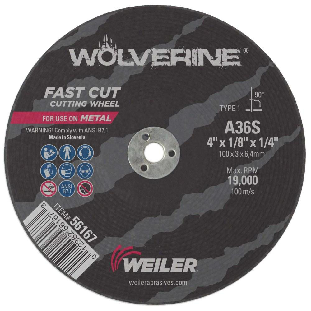 Weiler - Cut-Off Wheel: Type 1, 4