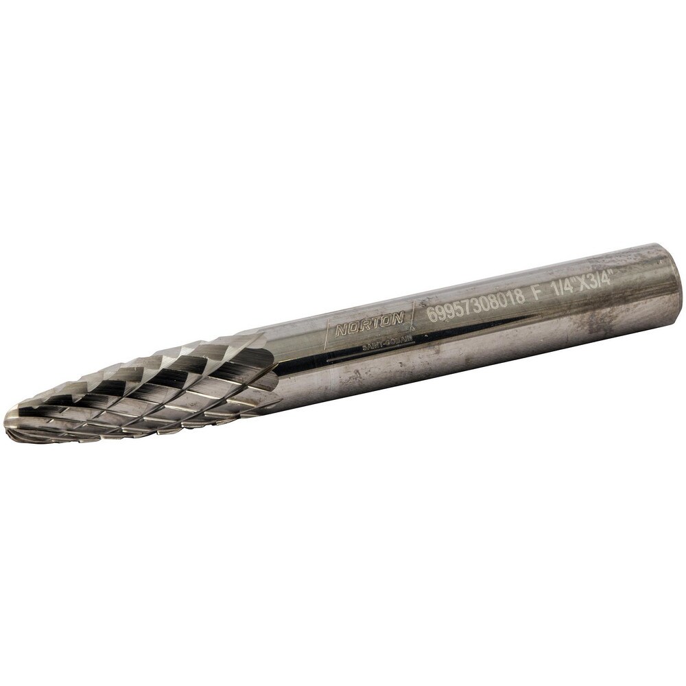 Burrs; Industry Specification: SF-3 ; Head Shape: Ball Nose Tree ; Cutting Diameter (Inch): 3/8in ; Cutting Diameter: 0.3750in ; Tooth Style: Double Cut ; Overall Length (Decimal Inch): 6.0000in