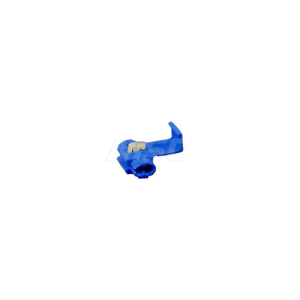 Quick Splice Connectors; Terminal Type: Tap; Run ; Compatible Wire Size (sq mm): 14AWG (mm); Minimum Compatible Wire Size: 18 ; Number of Wire Entries: 3 ; Color: Blue ; Termination Method: IDC