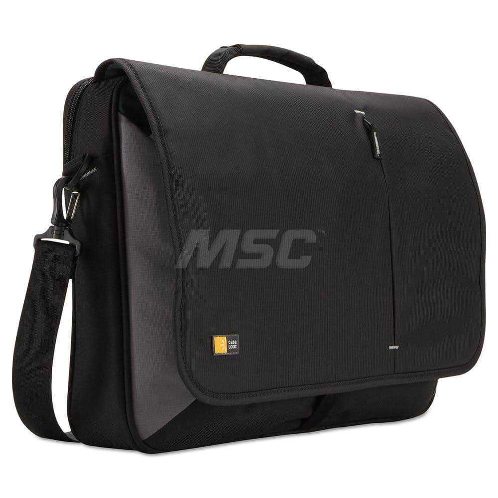 Laptop Messenger Bag: 3-3/8" Wide, 17.7" Deep, 13-45/64" High