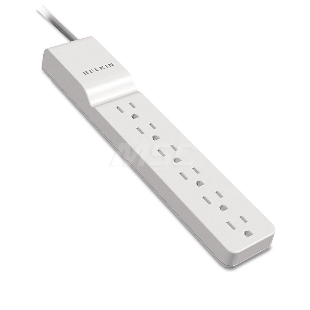 Belkin Power Outlet Strips; Amperage: 15.0; Voltage: 120 V; Material: Plastic; Number Of Outlets: 6 | Part #BLKBE10600008R