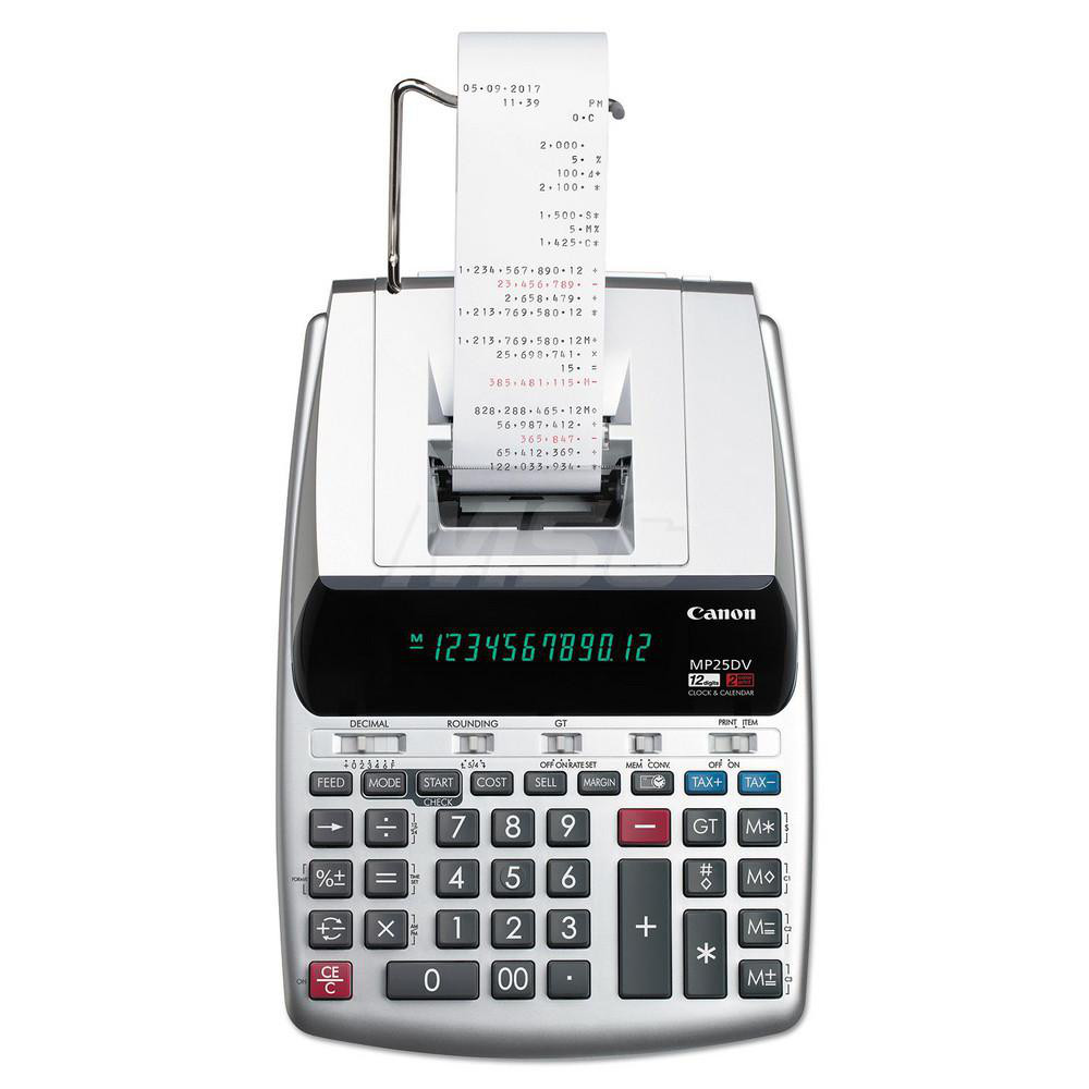 Canon 12123a Antimicrobial Printing Calculator Bluered Print 27 Linessec  Part CNM2202C001