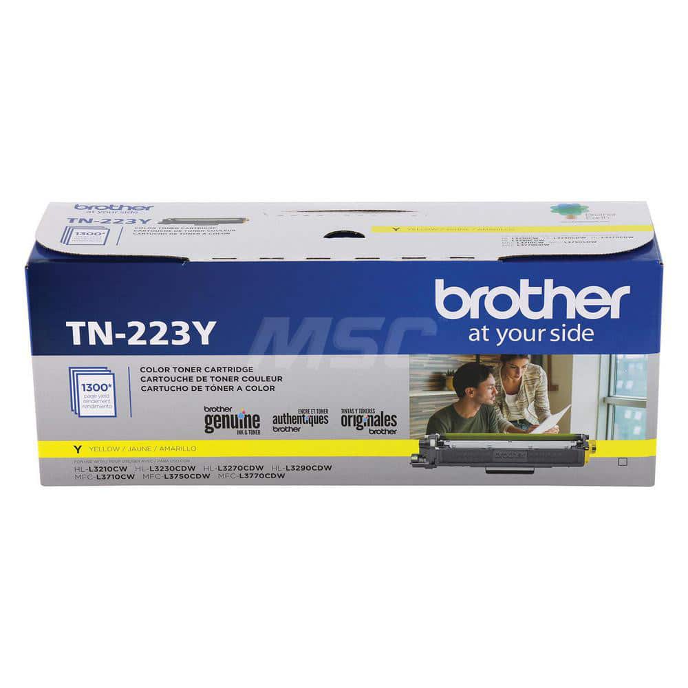 Brother - Toner Cartridge: Yellow - 28668580 - MSC Industrial Supply