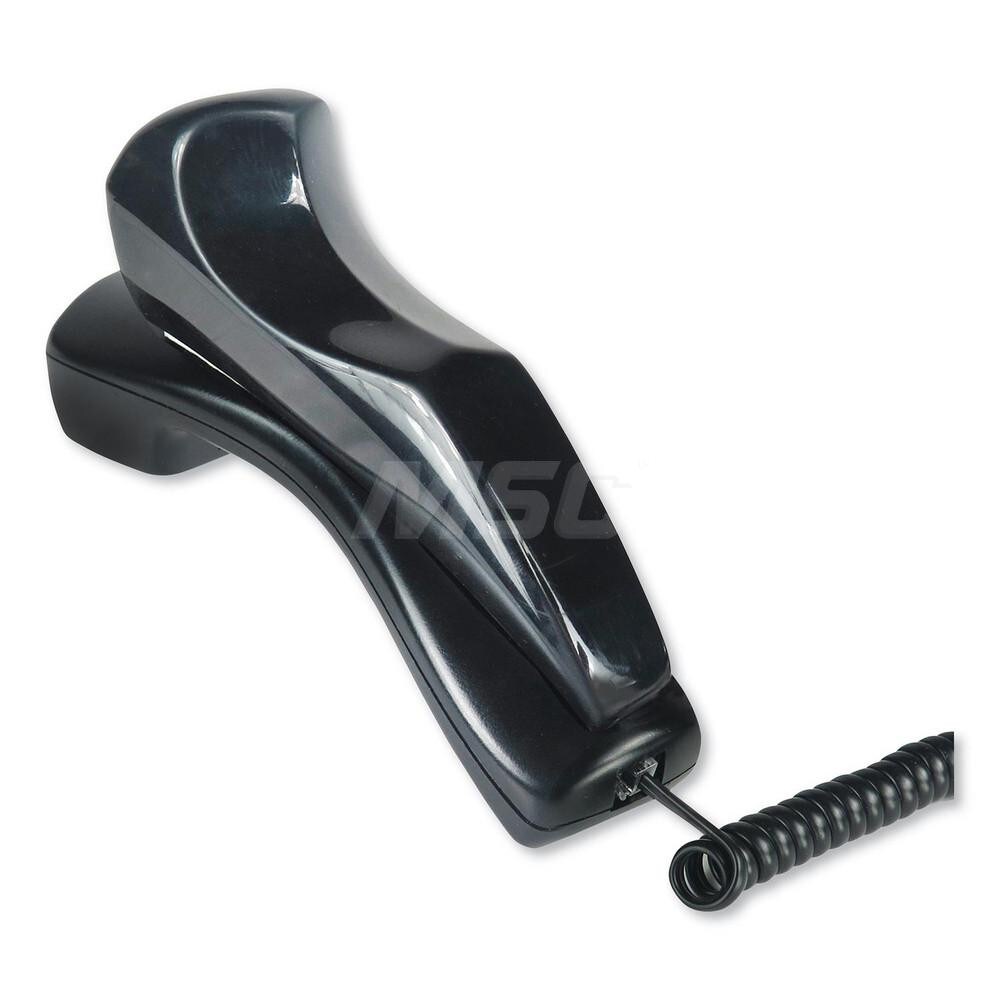 Telephone Shoulder Rest: Black