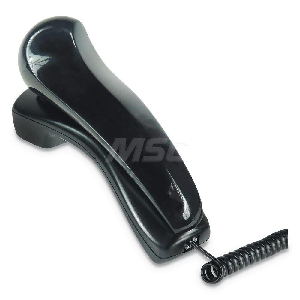 Telephone Shoulder Rest: Black