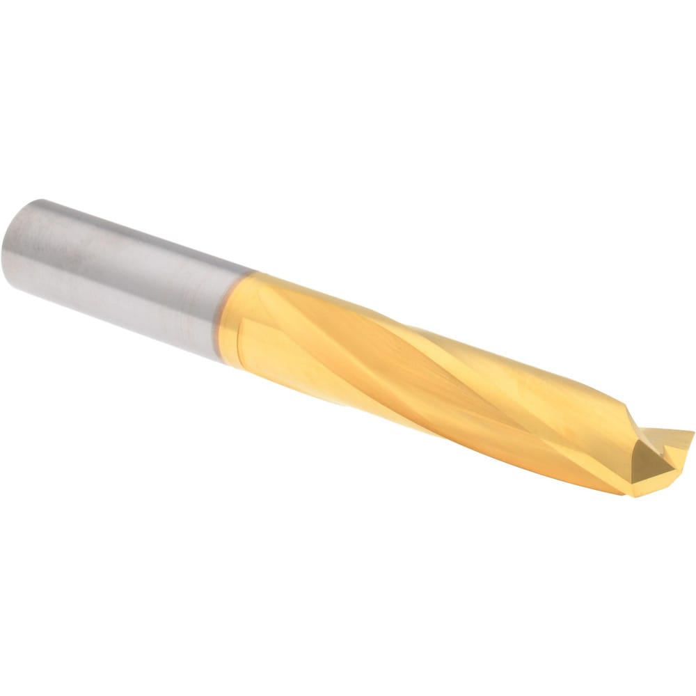 Hertel CBDD-203 Screw Machine Length Drill Bit: 0.4219" Dia, 135 °, Solid Carbide Image