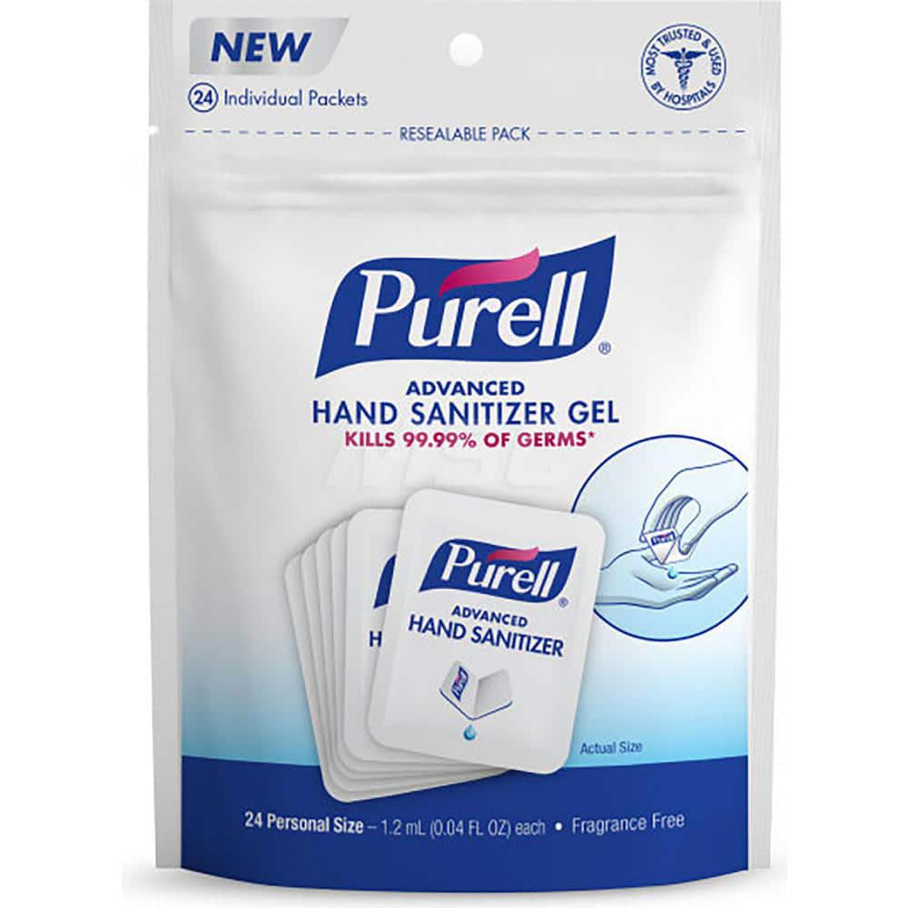 PURELL. 9630-15-24CT Hand Sanitizer: Gel, 1.2 mL, Packet 