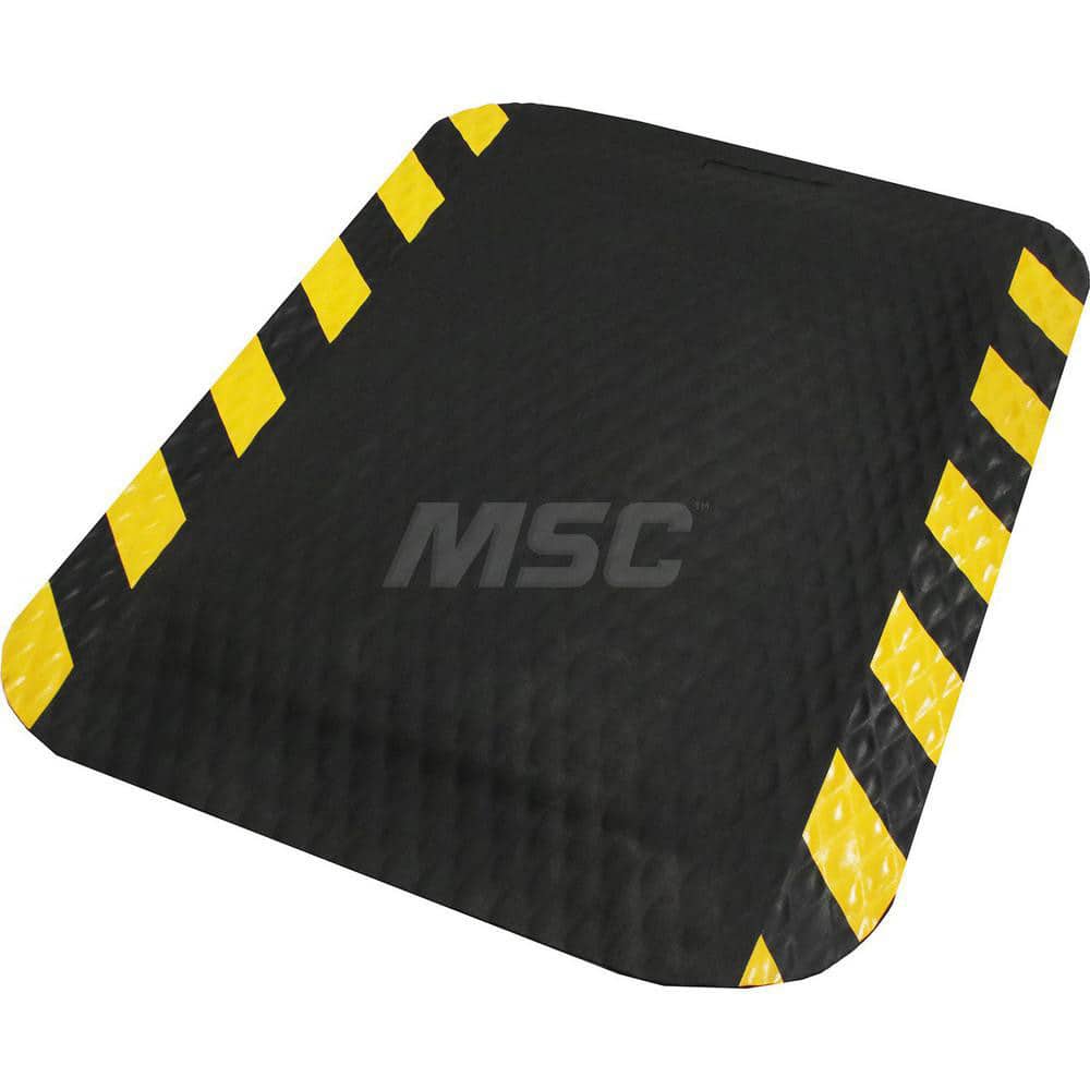 M + A Matting 424223100 Anti-Fatigue Mat: 3 Length, 2 Wide, 7/8" Thick, Nitrile Rubber, Beveled Edge, Heavy-Duty 