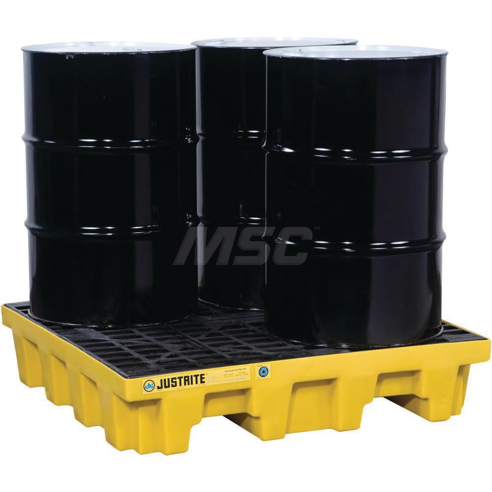 Justrite® - Spill Control Pallet: 4 Drum, 73 gal, 5,000 lb ...