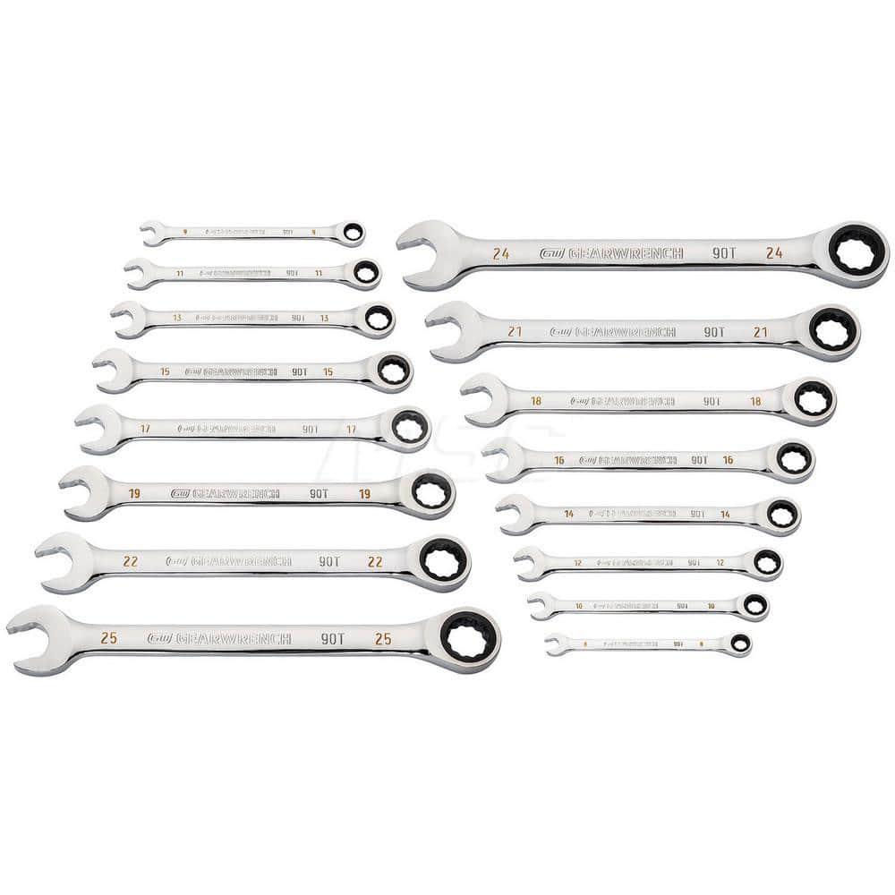 Tekton Wcb90102 Combination Wrench Set, 4-Piece (1-5/16 - 1-1/2 in.)