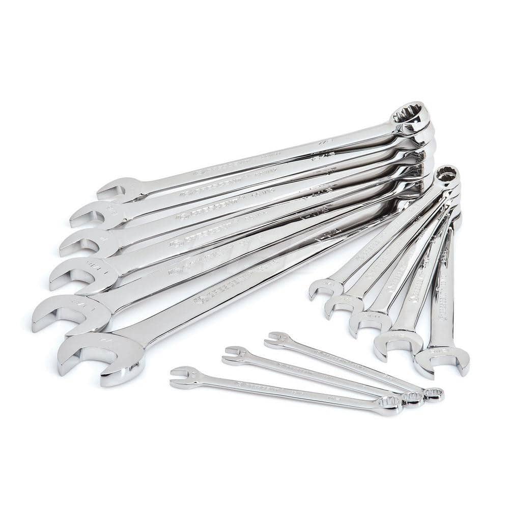 Wrench Set: 14 Pc, Inch