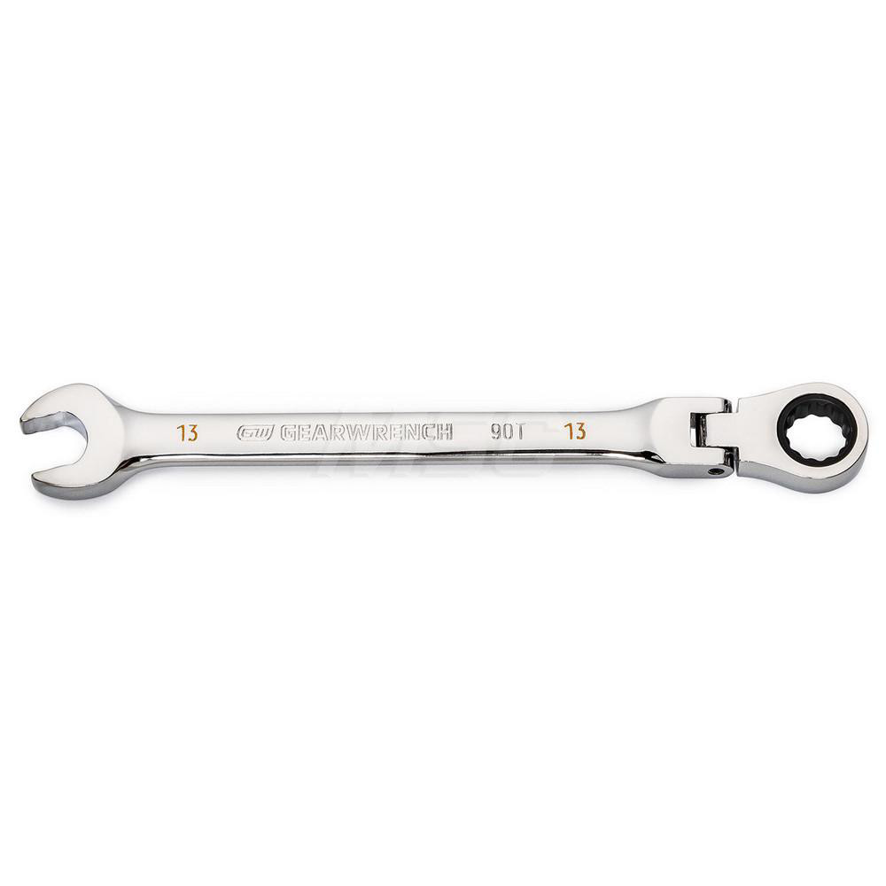 Combination Wrench: 13.00 mm Head Size - Alloy Steel, Polished Chrome Finish