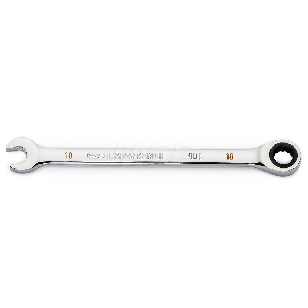 Combination Wrench: 10.00 mm Head Size - Alloy Steel, Polished Chrome Finish