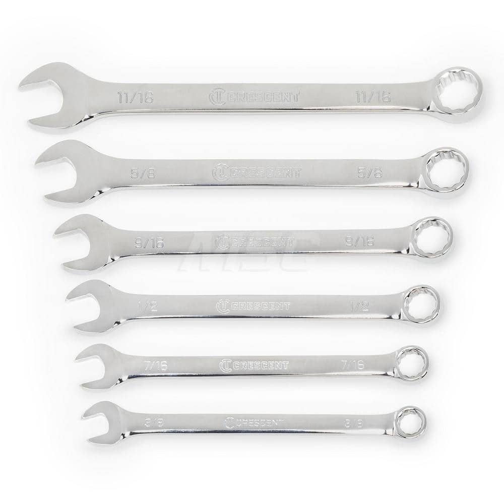 Crescent CCWS0-05 Wrench Set: 6 Pc, Inch 