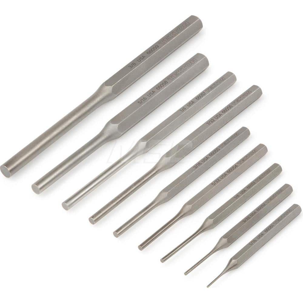 Pin Punch Set, 9-Piece (1/16-3/8 in.)