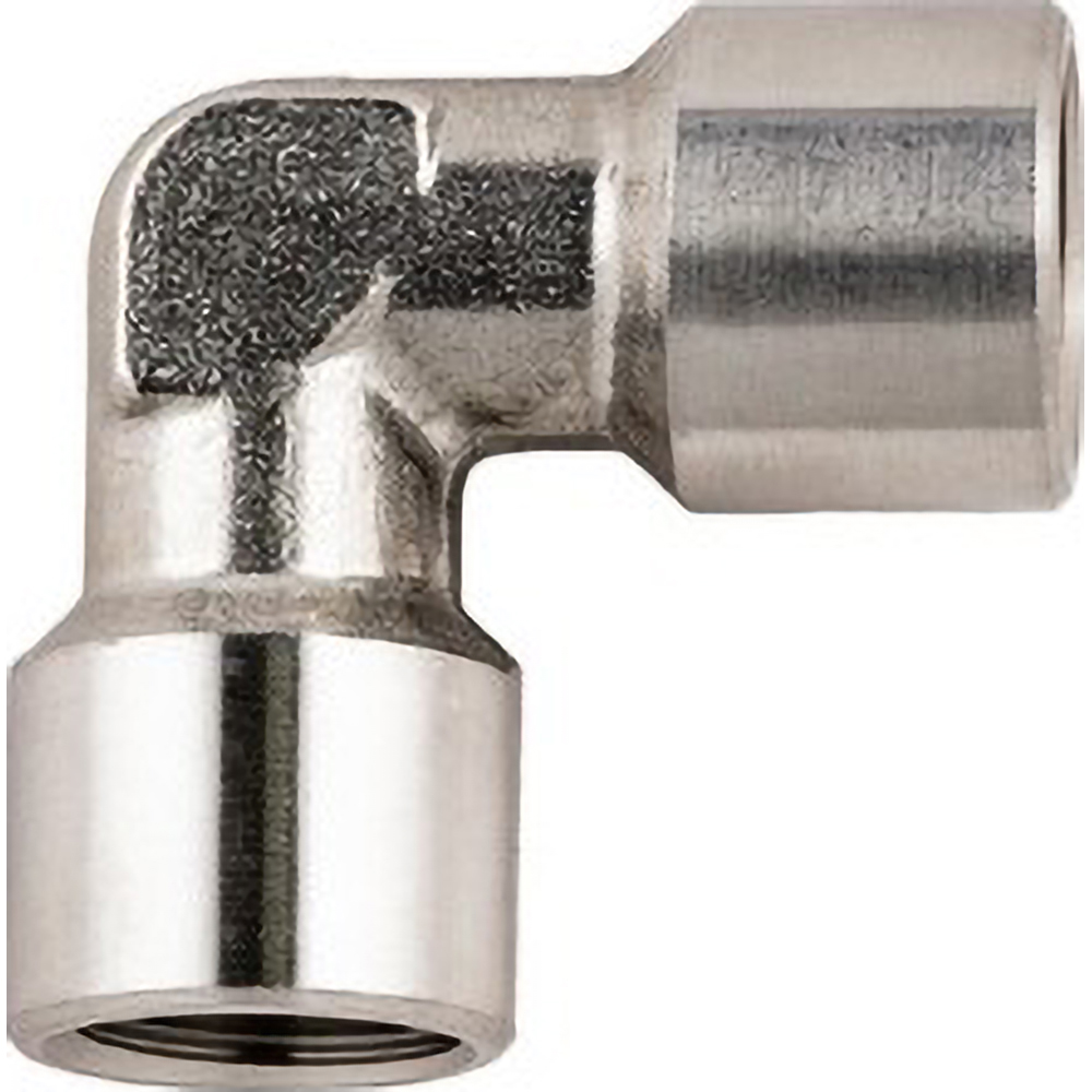 Aignep USA Pipe Female & Female Elbow 1/8" Fitting, 316L Stainless