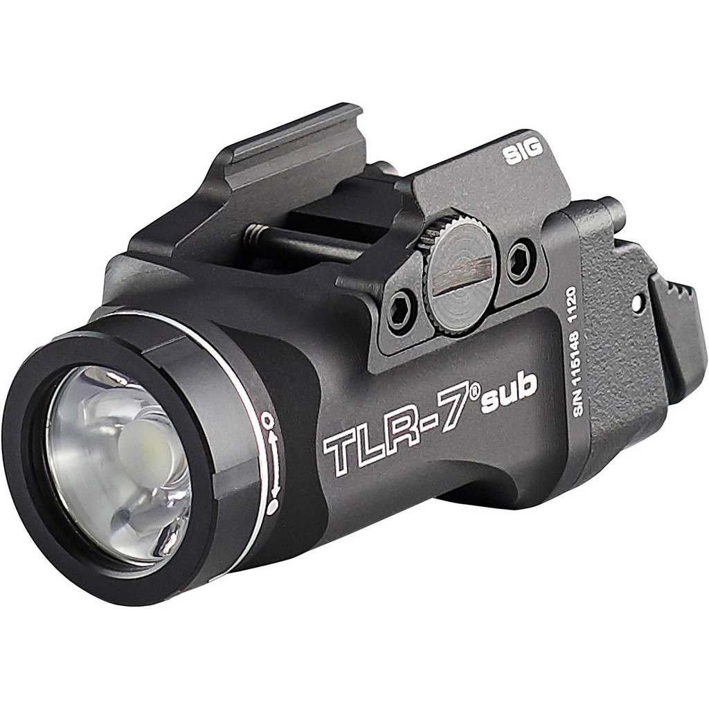 Streamlight Flashlights; Type: Weapon Mount ; Bulb Type: LED ; Battery Size: CR123A ; Rechargeable: Disposable ; Maximum Light Output (Lumens): 500