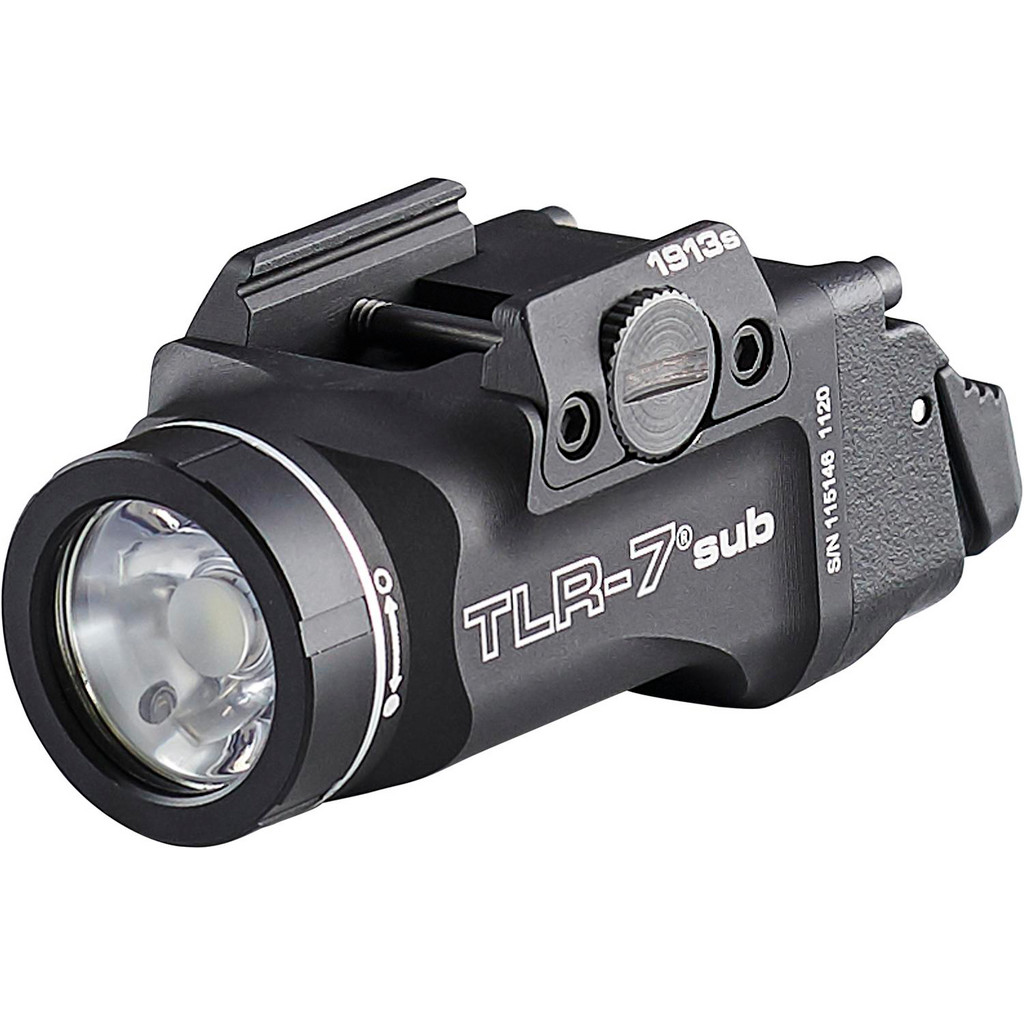 Streamlight Flashlights; Type: Weapon Mount ; Bulb Type: LED ; Battery Size: CR123A ; Rechargeable: Disposable ; Maximum Light Output (Lumens): 500