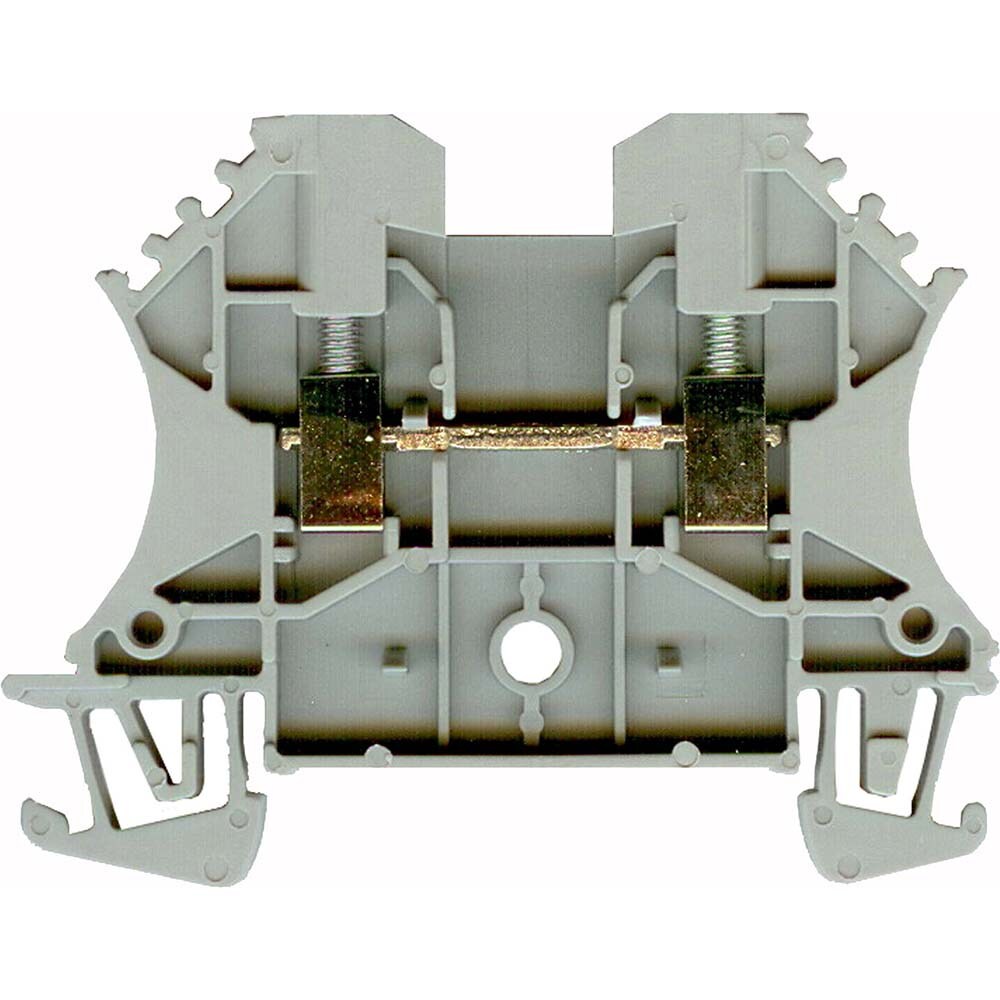 Terminal Blocks; Block Type: General Purpose ; Mounting Type: DIN Rail ; Voltage: 600 ; Amperage: 25 ; Number of Contacts: 2 ; Number of Poles: 2